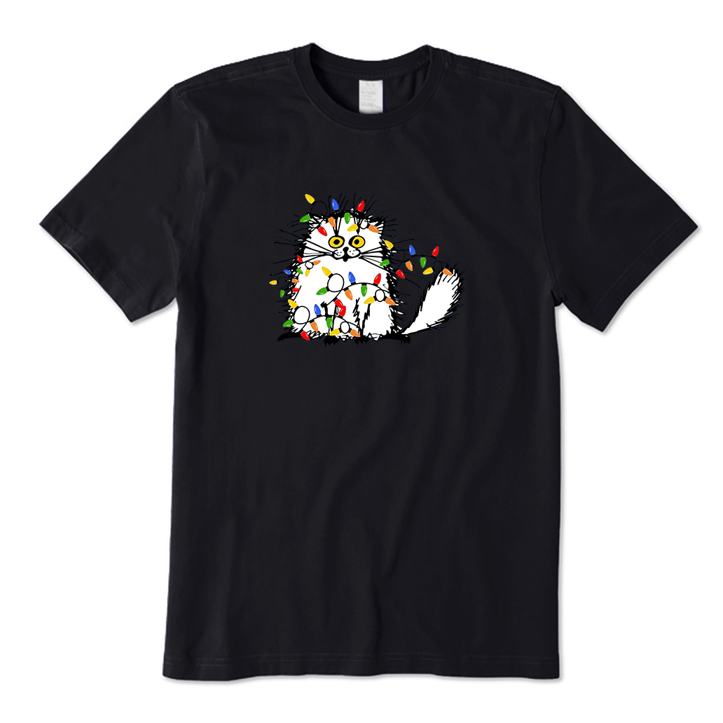 Christmas Funny Cat T-Shirt