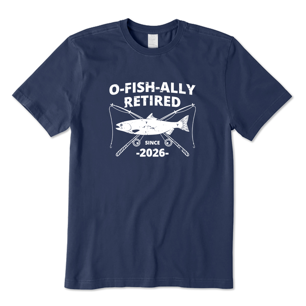 Personalized O-Fish-Ally Retired Since 2025 T-Shirt