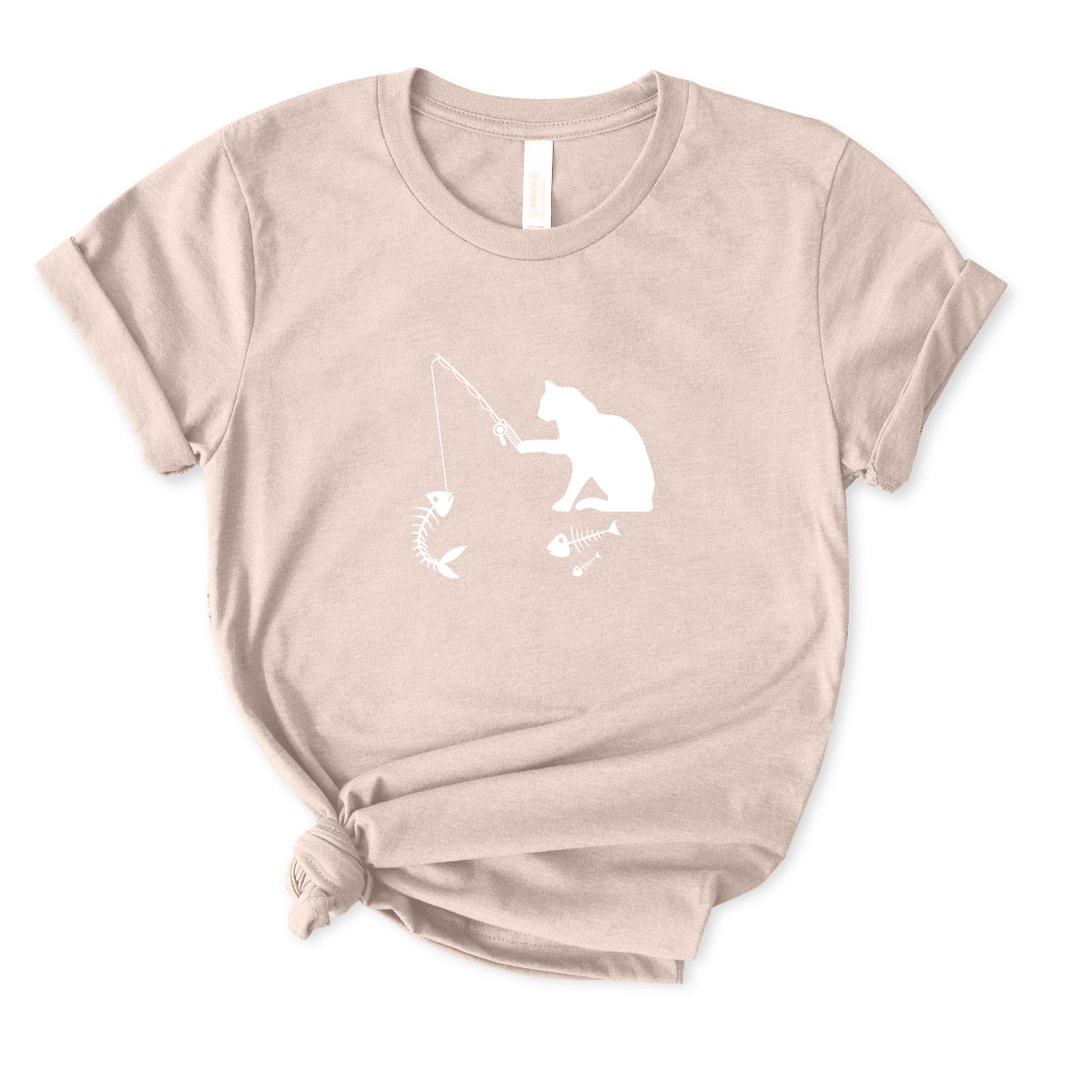 Cat Fishing T-Shirt for women