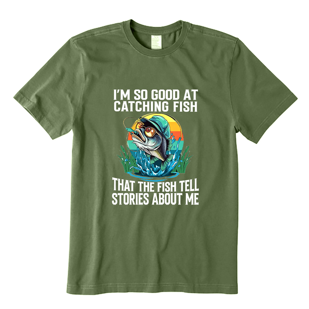 Funny Retro Sunset Bass Fishing T-shirt