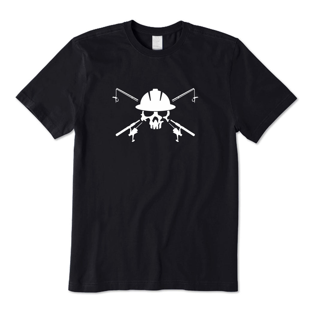 Fishing Skull and Poles T-Shirt