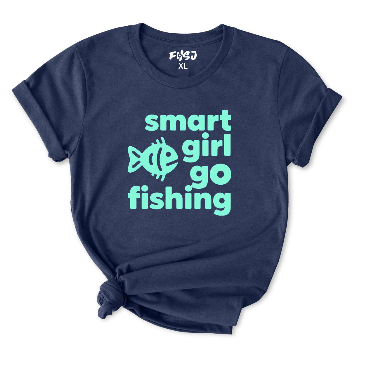 Smart Girl Go Fishing T-Shirt for Women