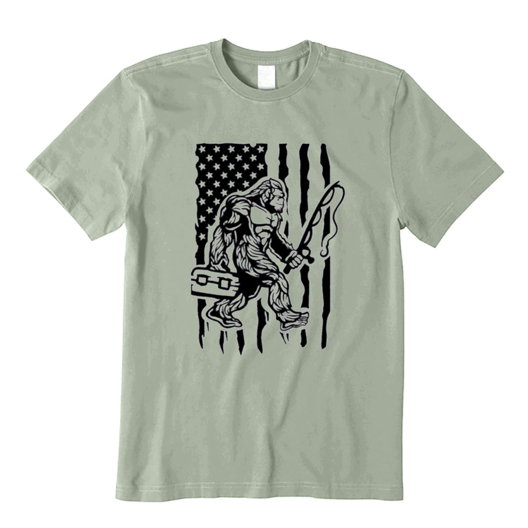 US Fishing Bigfoot T-Shirt