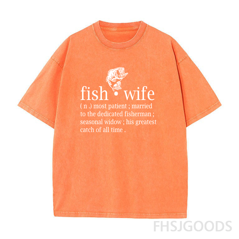 Fish Wife Unisex Distressed T-Shirt