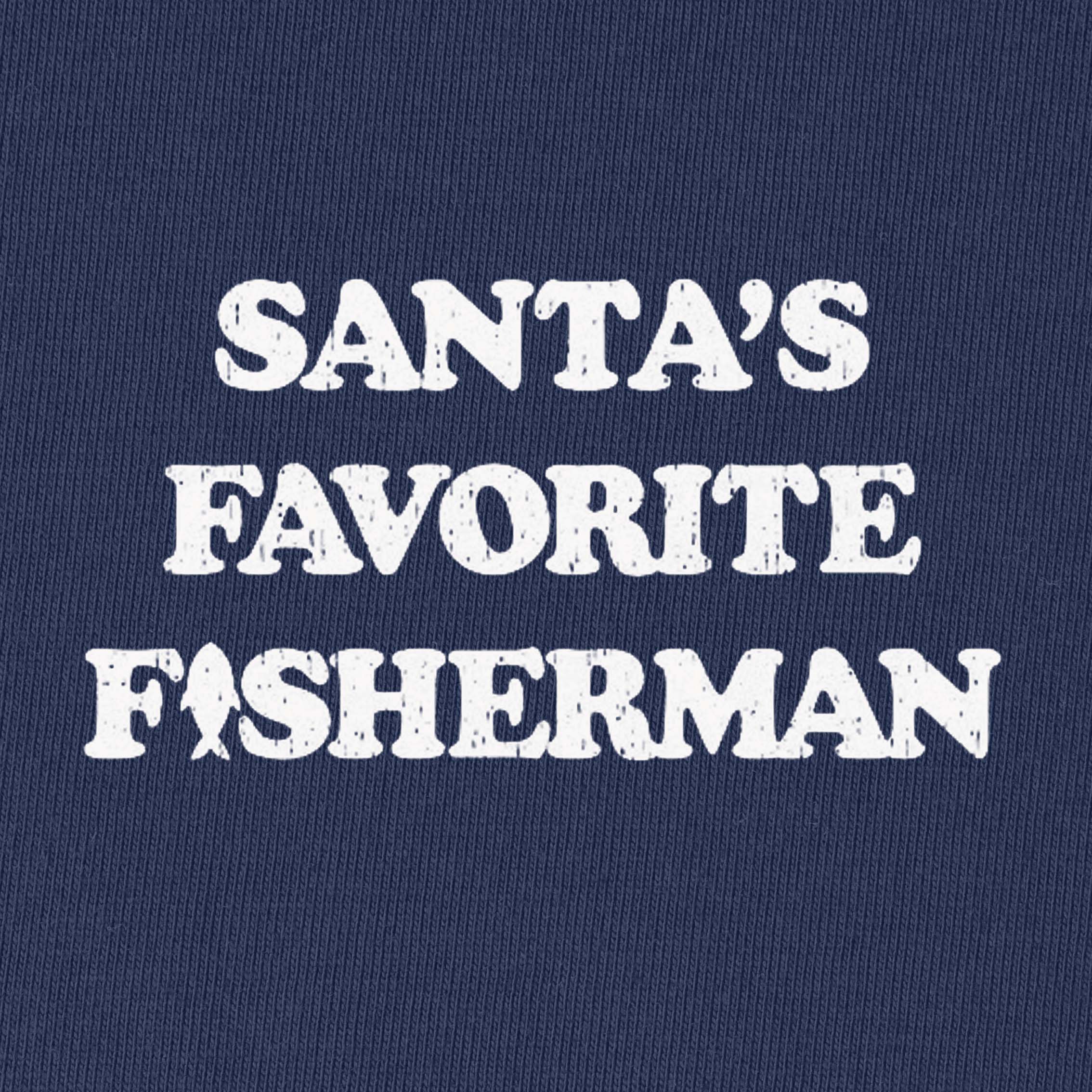 Santa's Favorite Fisherman T-Shirt