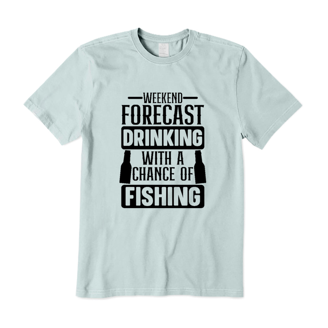 Weekend Forecast Drinking With A Chance Of Fishing T-Shirt