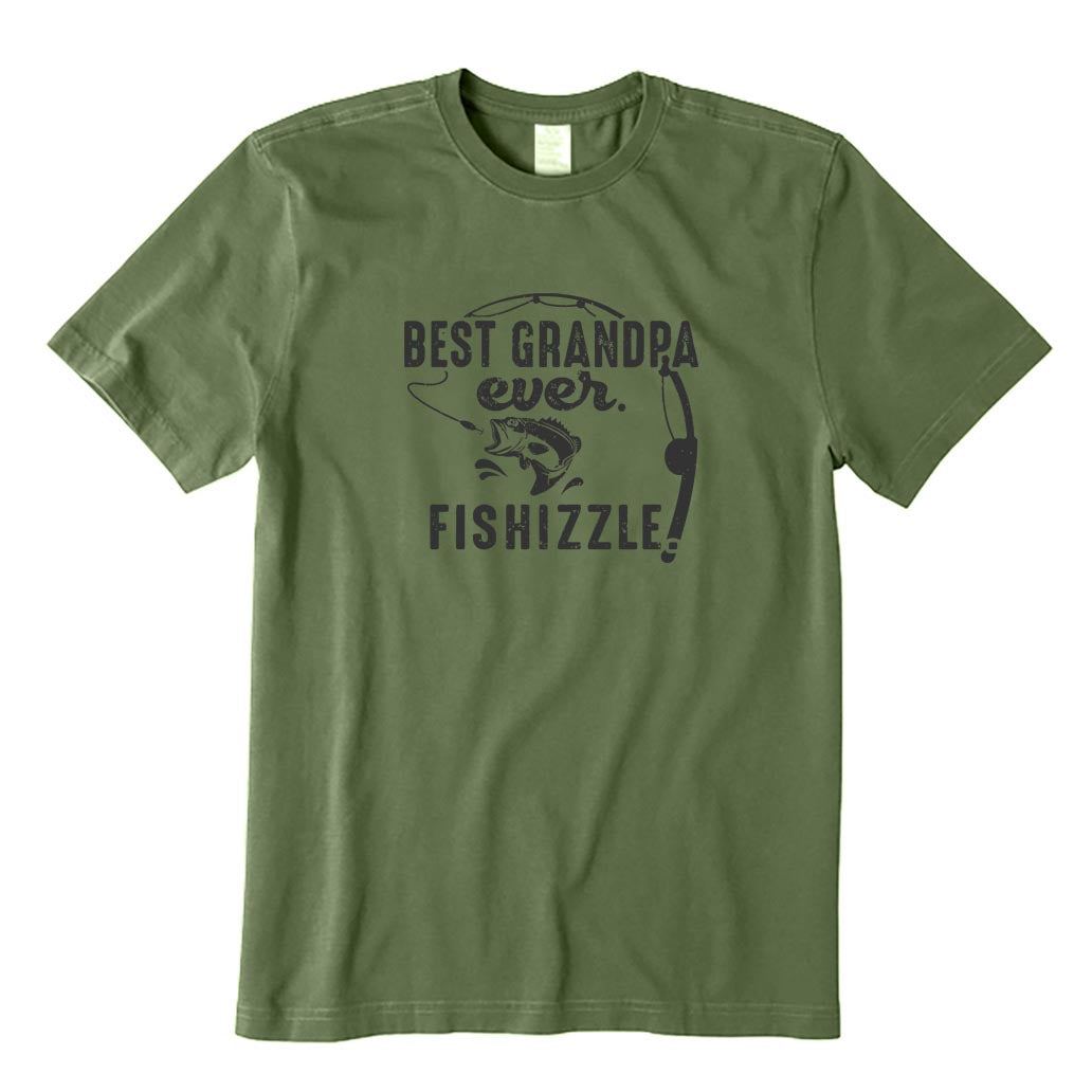 Best Grandpa Ever Fishizzle T-Shirt