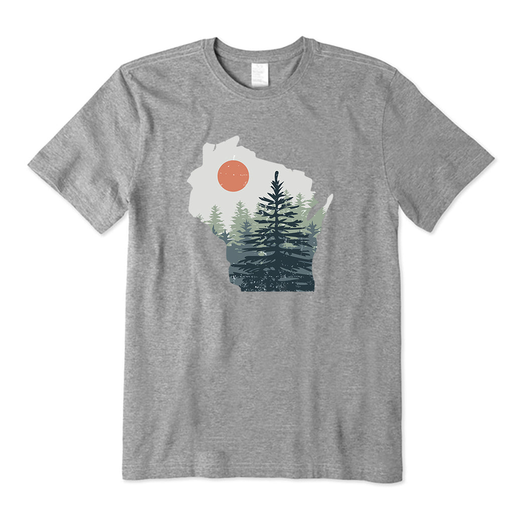 Wisconsin Pine Trees T-Shirt
