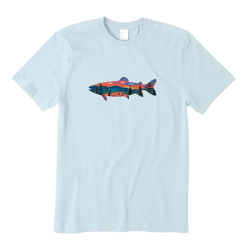 Trout and Landscape T-Shirt