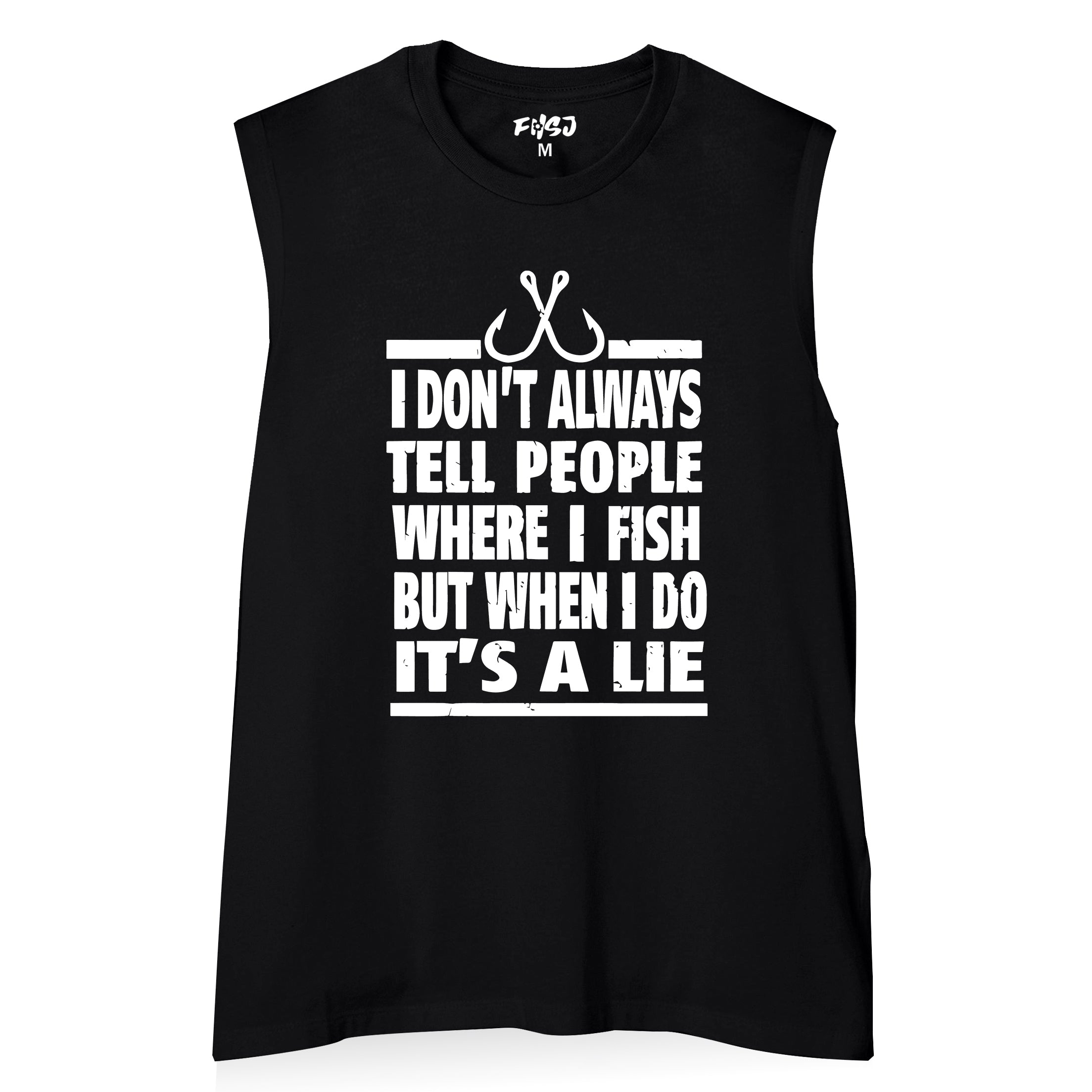 Women NOT TELL PEOPLE WHERE I FISH Tank Top