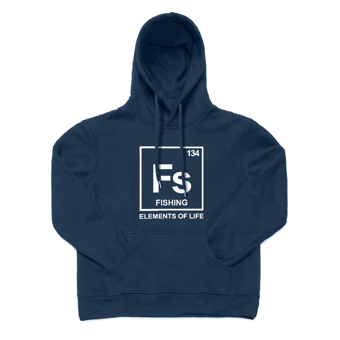 134 Fishing Periodic Table of Elements Hoodie