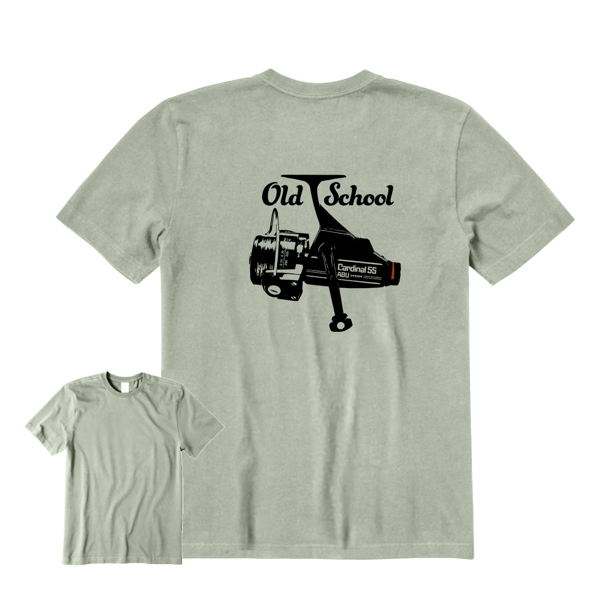 Cardinal 55 Fishing Reel Back Graphic T-Shirt