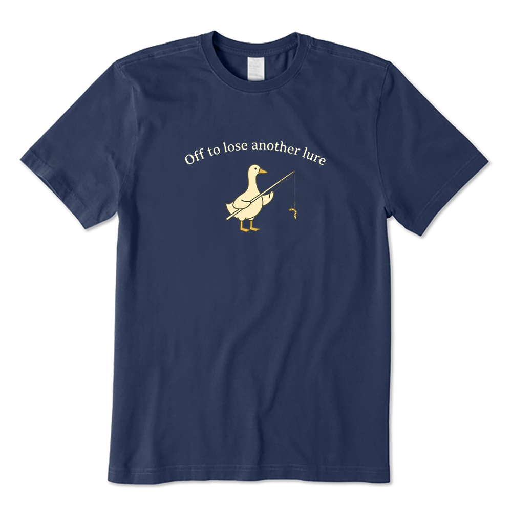 Off To Lose Another Lure Cute Goose Fishing T-shirt