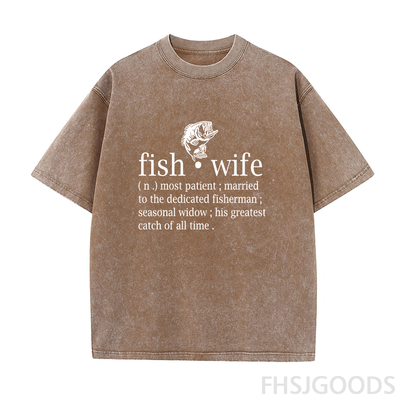 Fish Wife Unisex Distressed T-Shirt