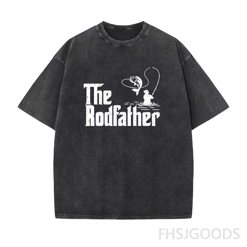 The Rodfather Unisex Distressed T-Shirt