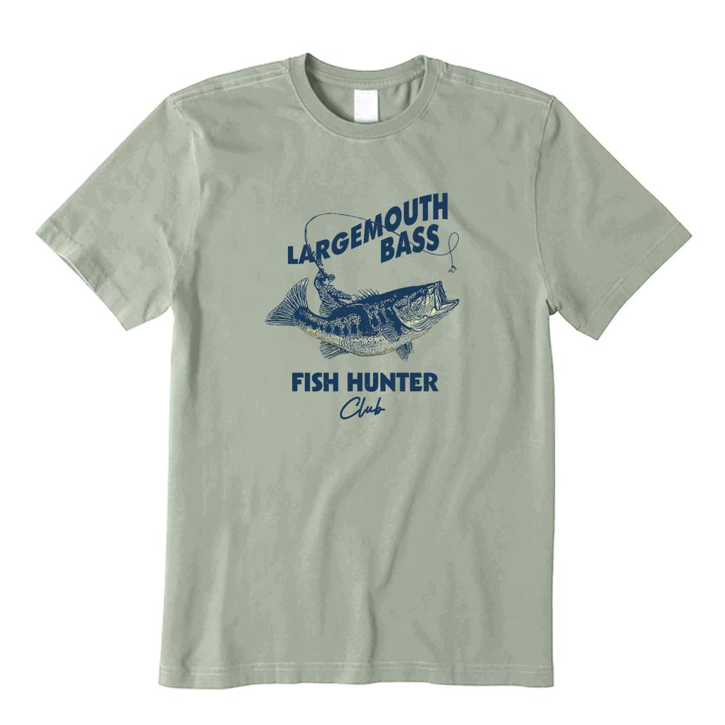 Largemouth Bass Fish Hunter Club T-Shirt