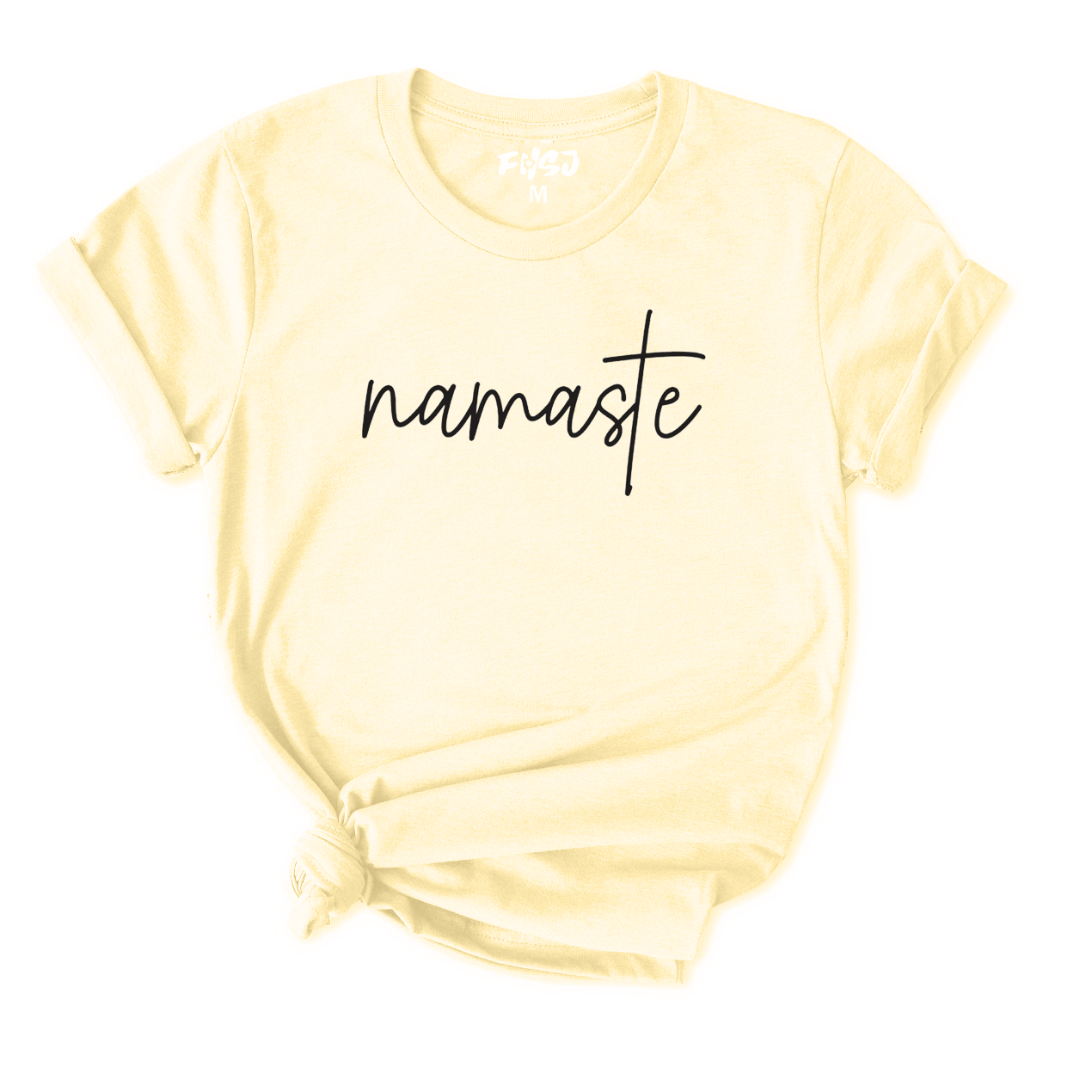 Minimalist Namaste Yoga T-Shirt for Women