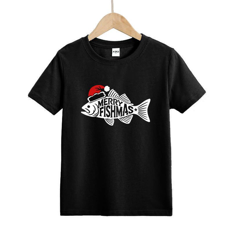 Merry Fishmas Kids T-Shirt