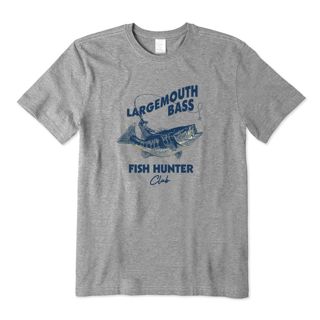 Largemouth Bass Fish Hunter Club T-Shirt