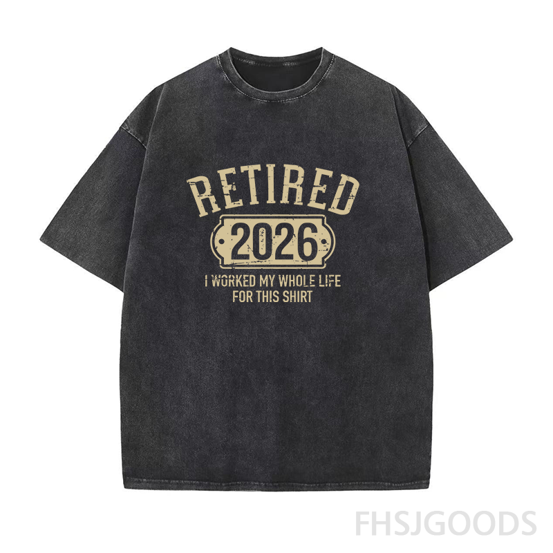 I Worked My Whole Life for This Shirt Retired Unisex Distressed T-Shirt