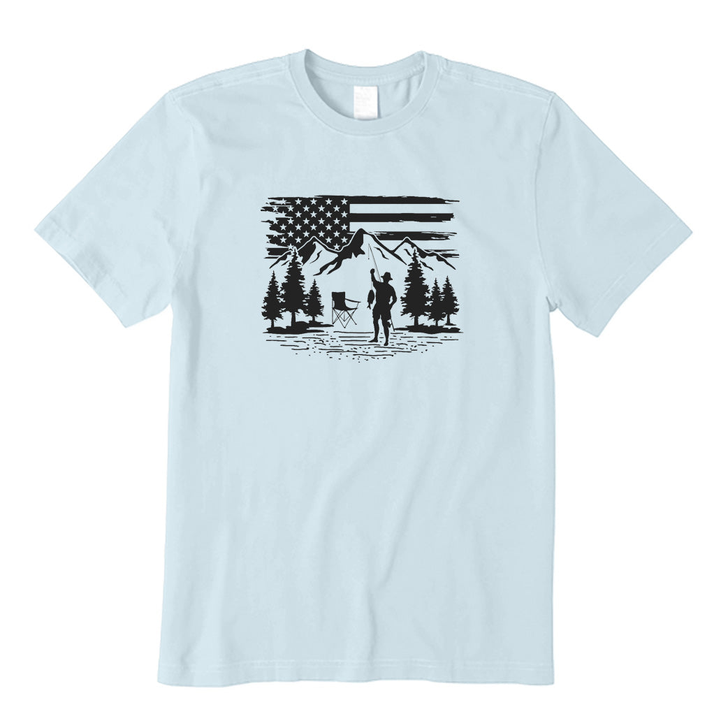 Wild Fishing Scene T-Shirt