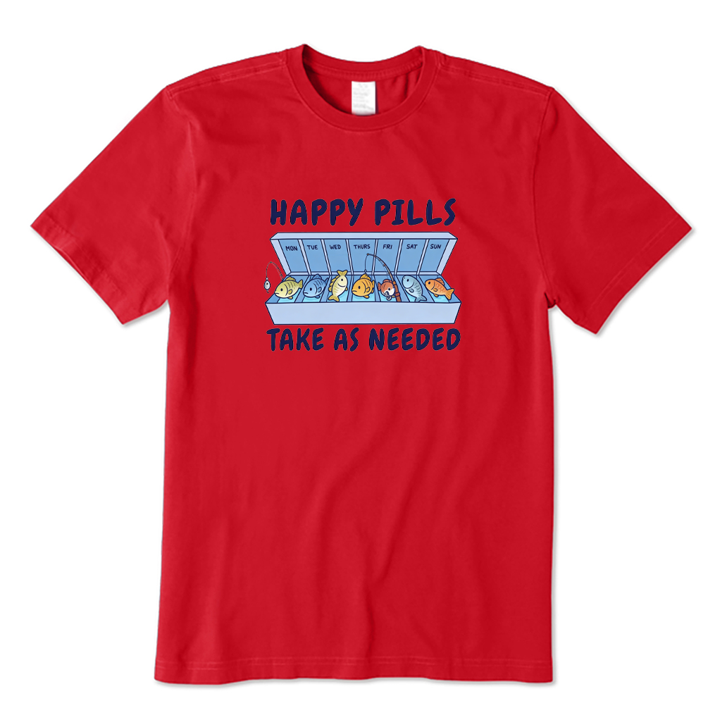 Fishing Happy Pills T-shirt