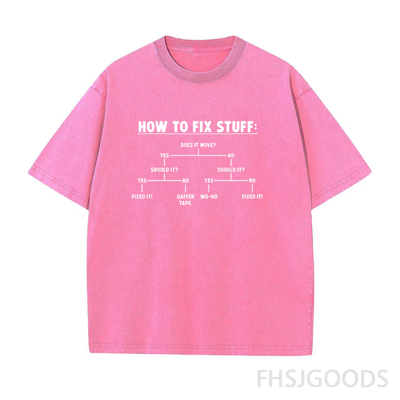How To Fix Stuff Unisex Distressed T-Shirt