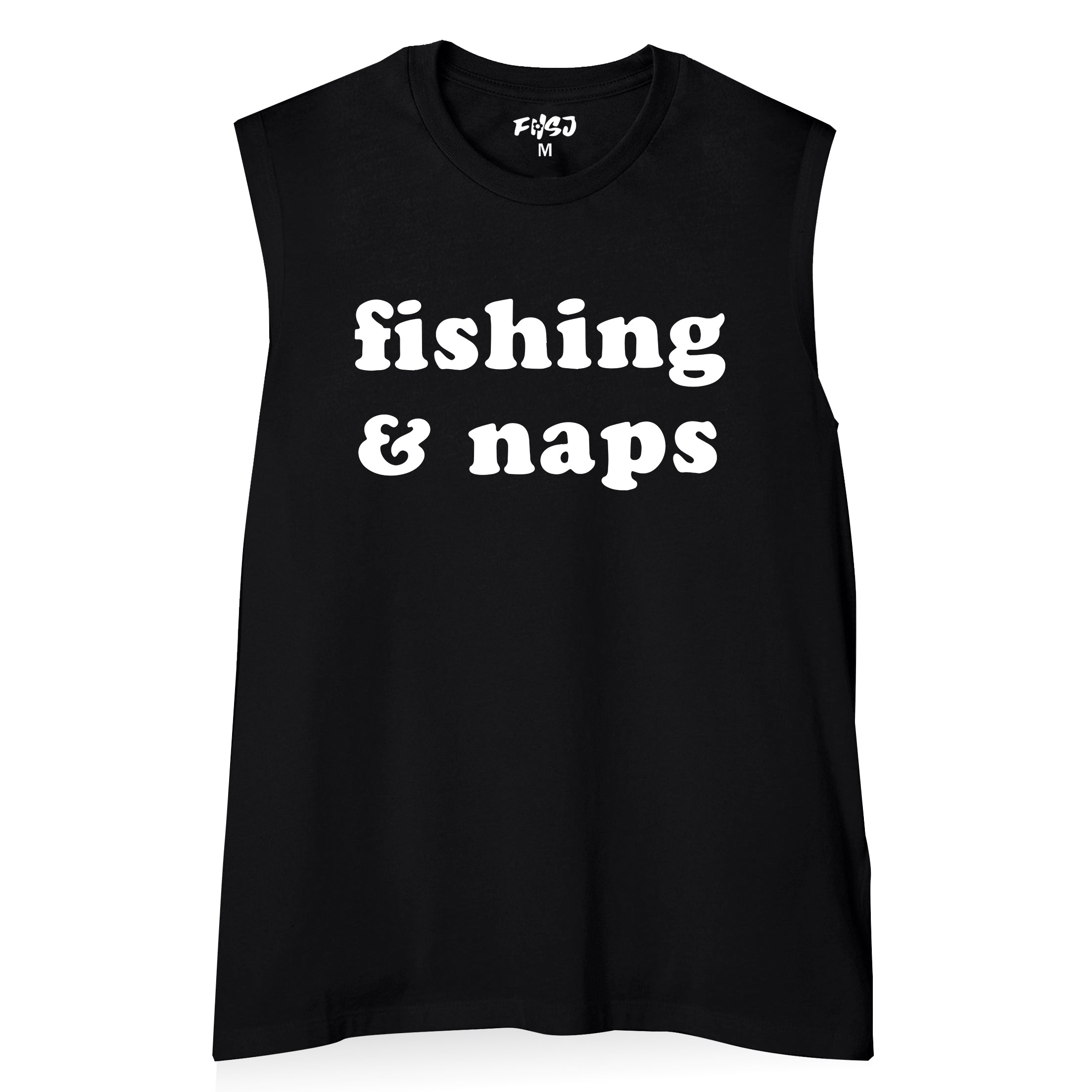 women Fishing and Naps Tank Top
