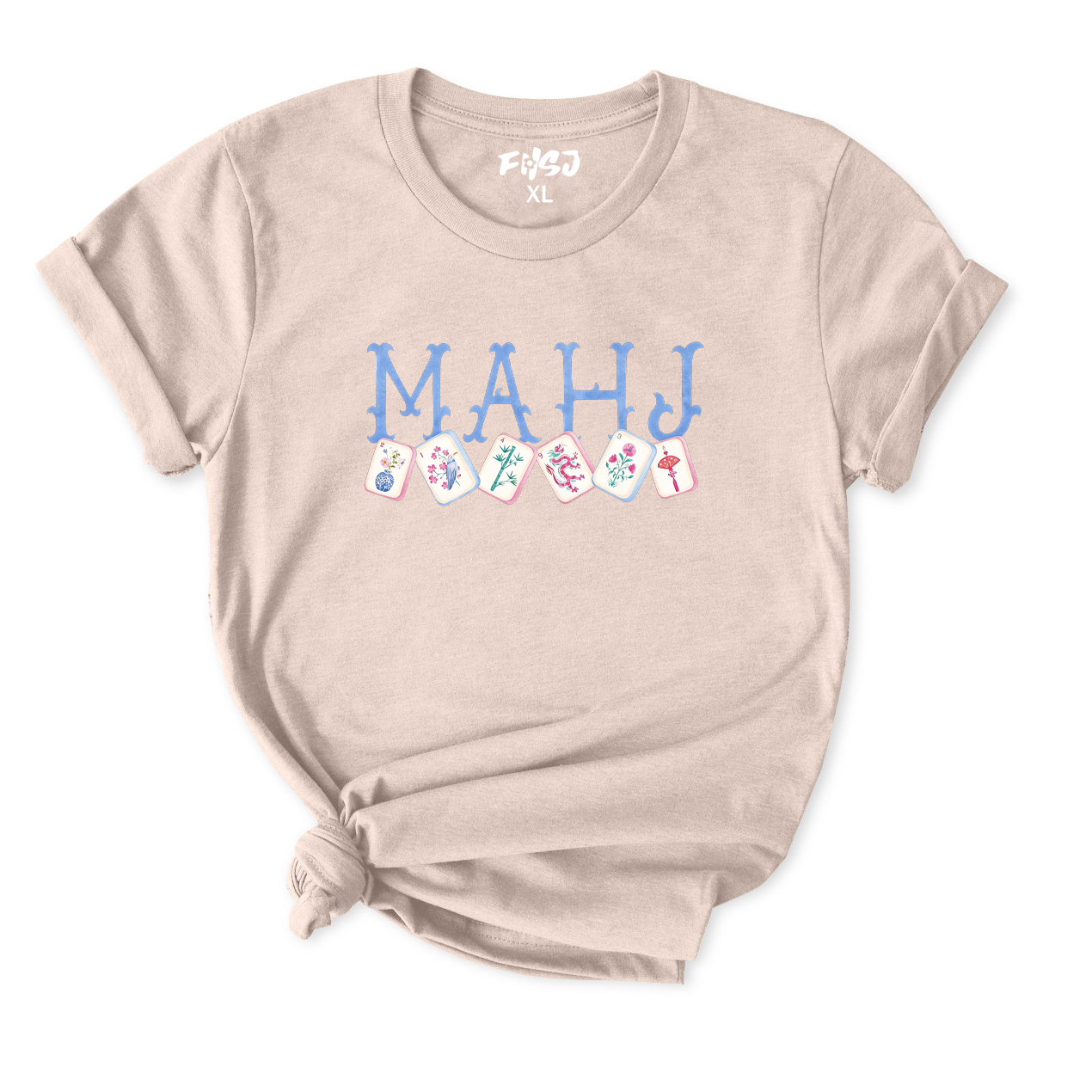 Mahjong MAHJ Floral T-Shirt for Women