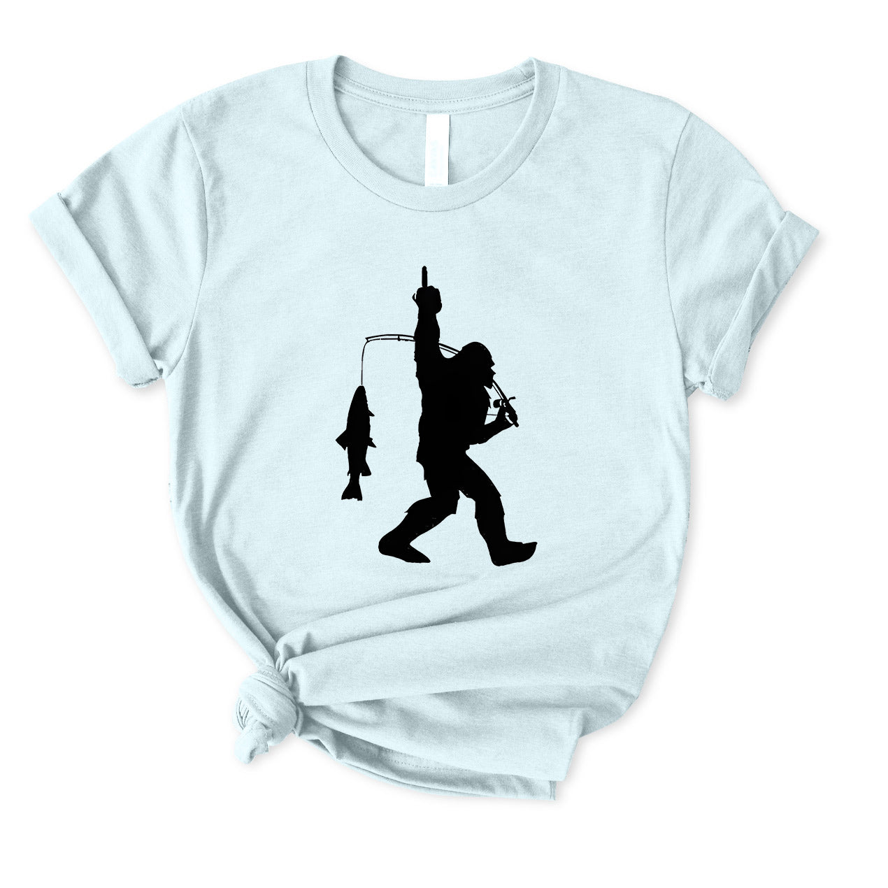 Bigfoot Fishing T-Shirt for women