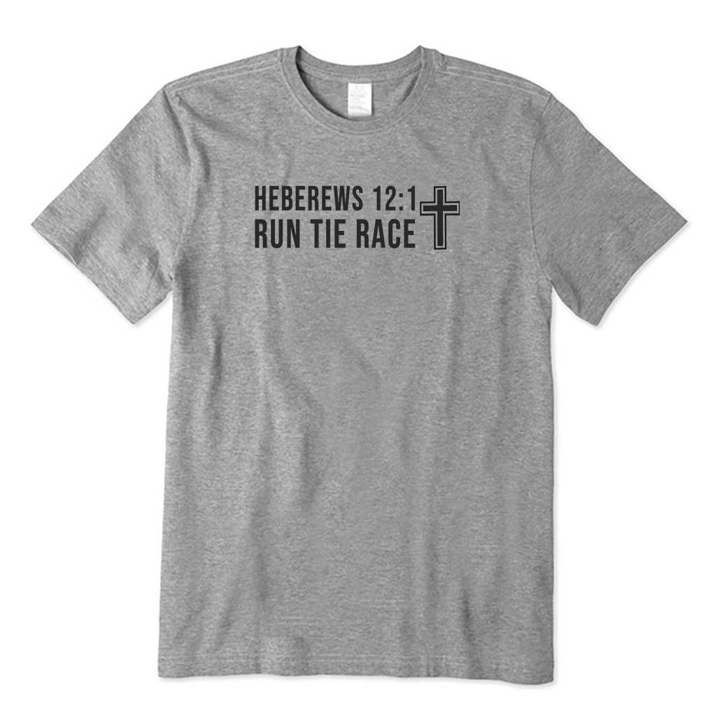 Run The Race Hebrews 12:1 T-Shirt