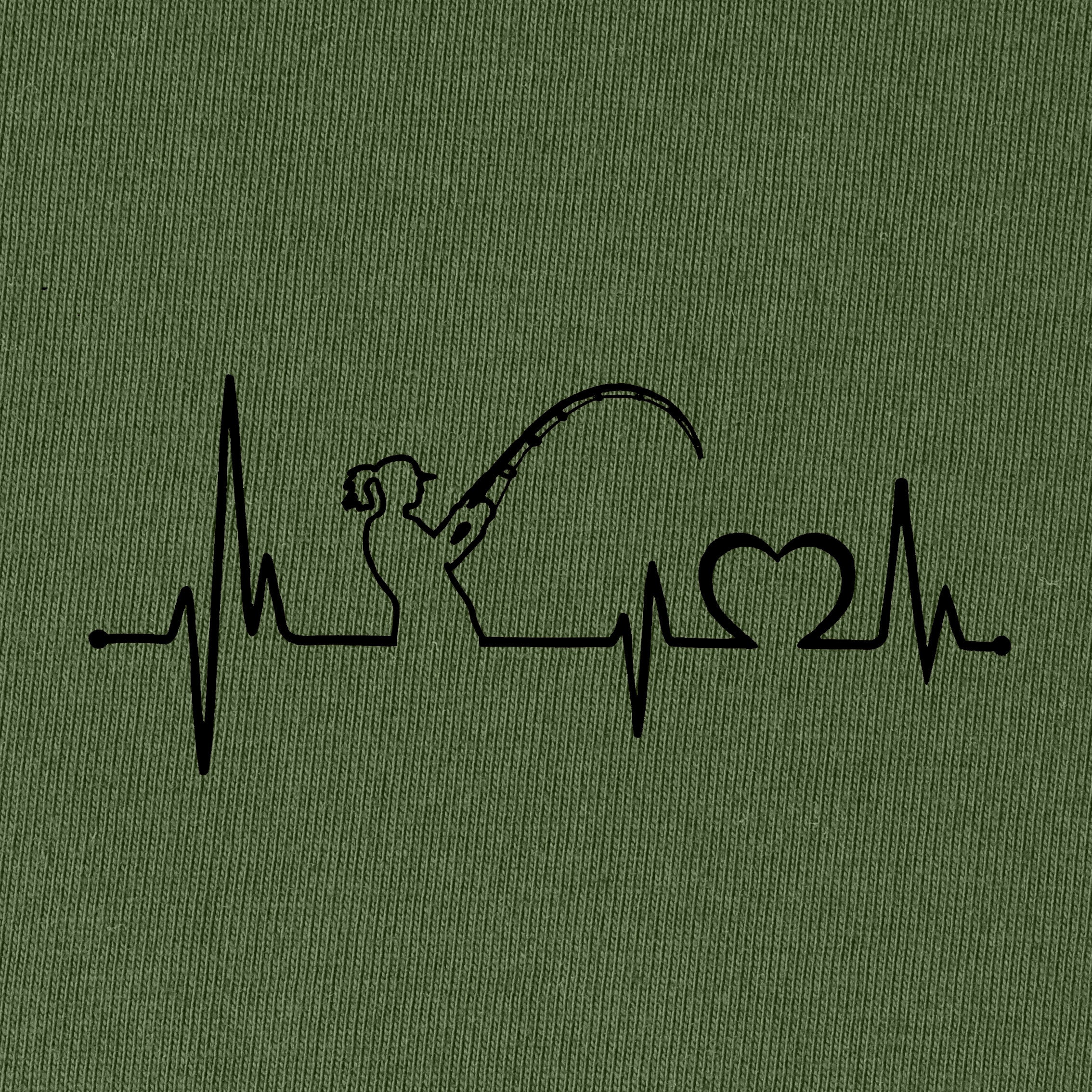 Fishing Heartbeat T-Shirt FOR WOMEN