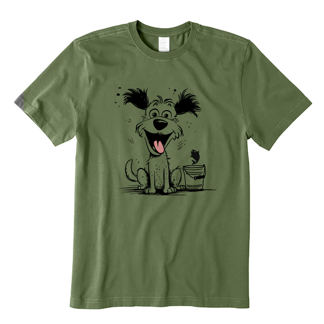 Dog Happy Fishing T-Shirt