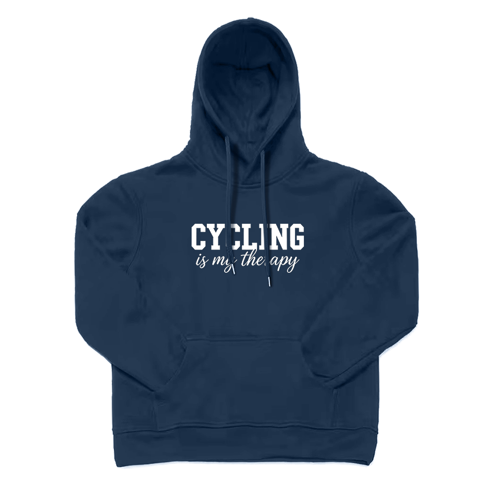 Cycling Is My Therapy Hoodie