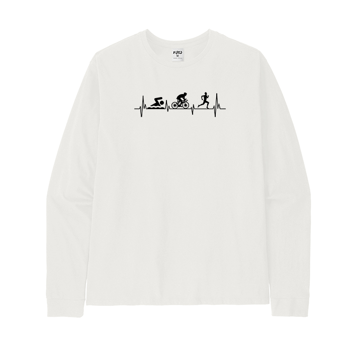 Swim Bike Run Athlete Long Sleeve T-Shirt