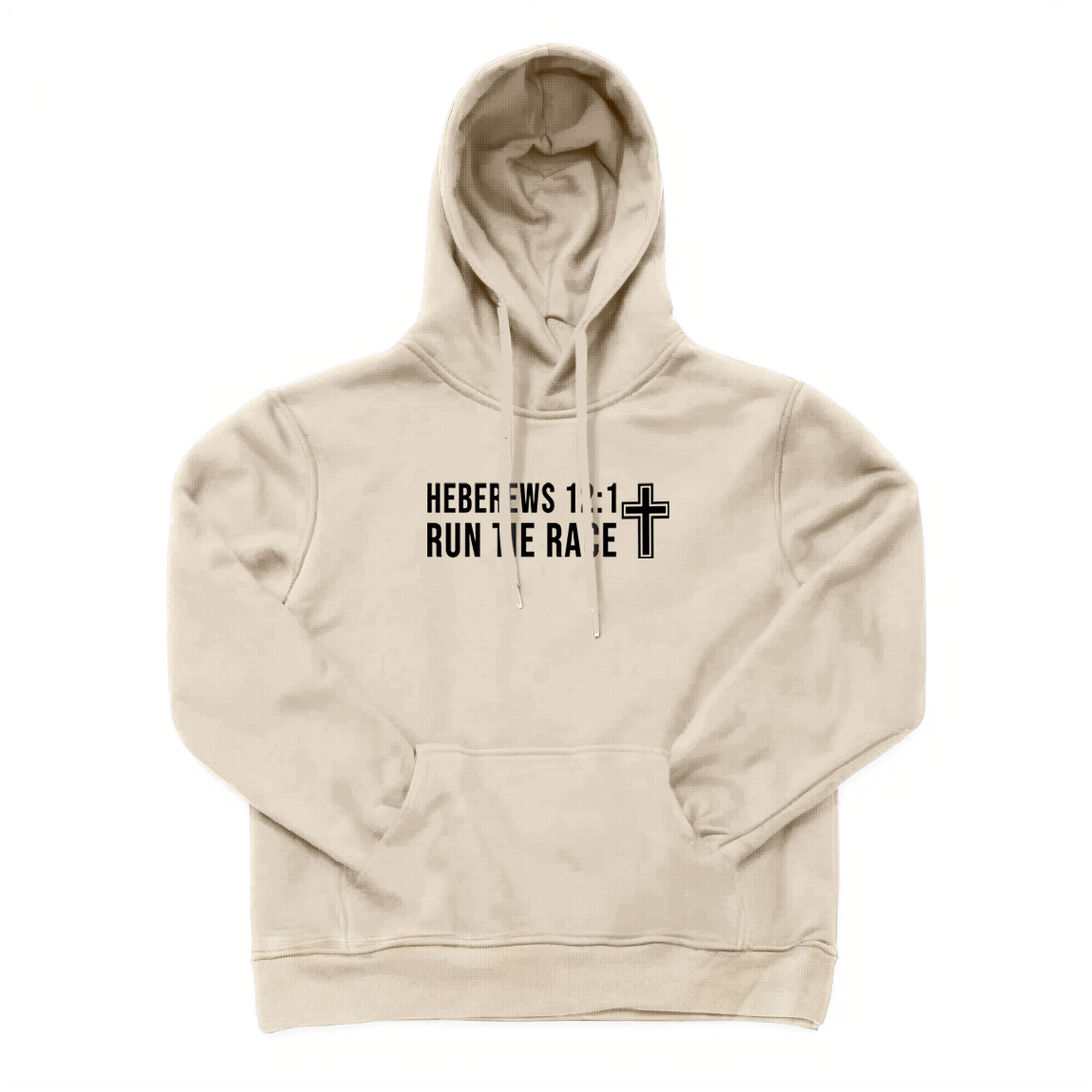 Run The Race Hebrews 12：1 Hoodie