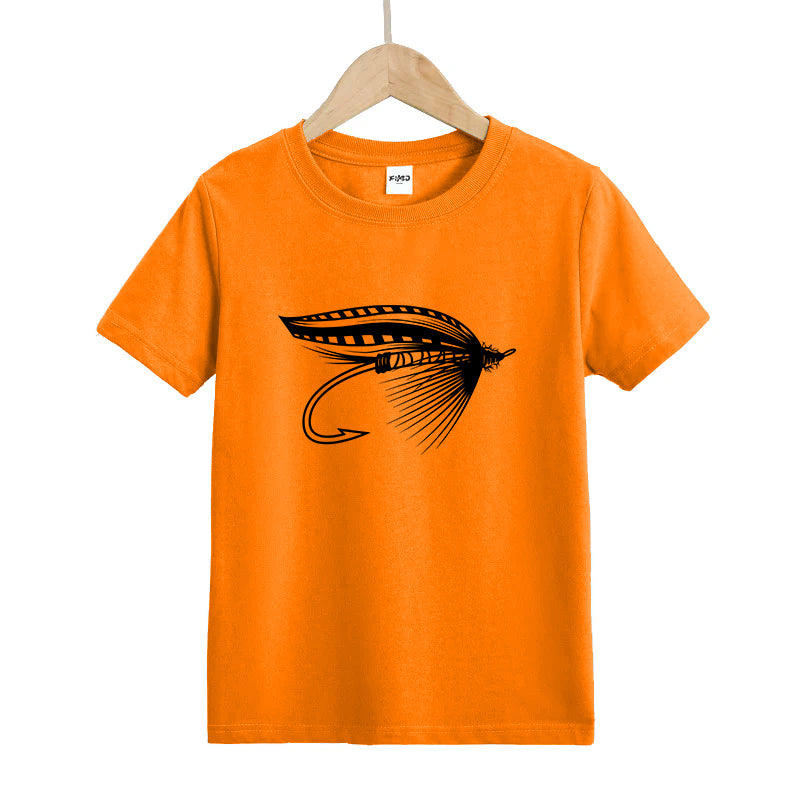 Fly Fishing Dry Fly Kids T-Shirt