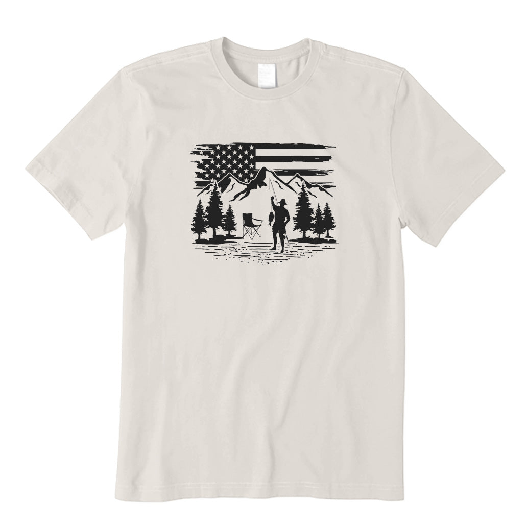 Wild Fishing Scene T-Shirt