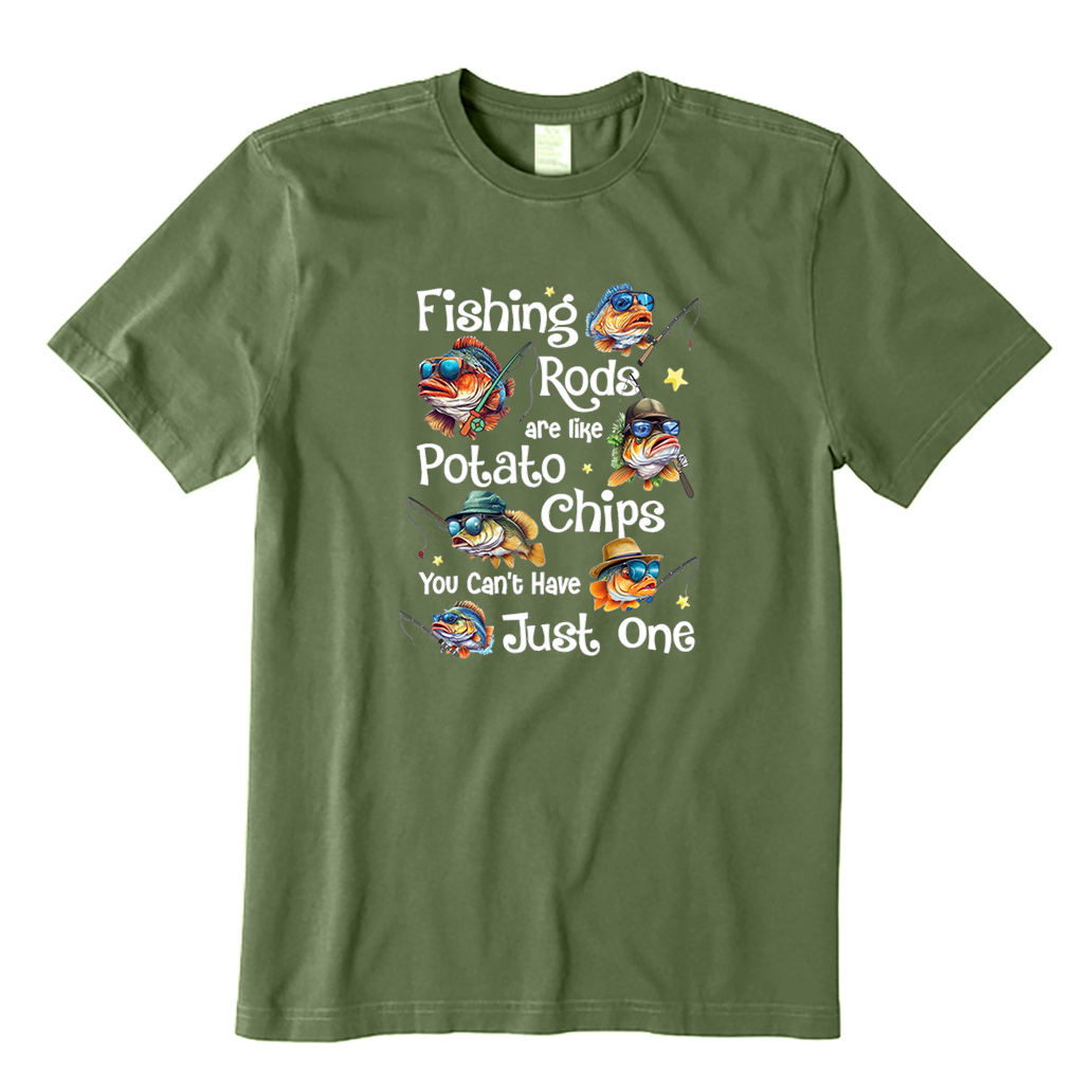 Fishing rods are like potato chips, you can't have just one T-Shirt