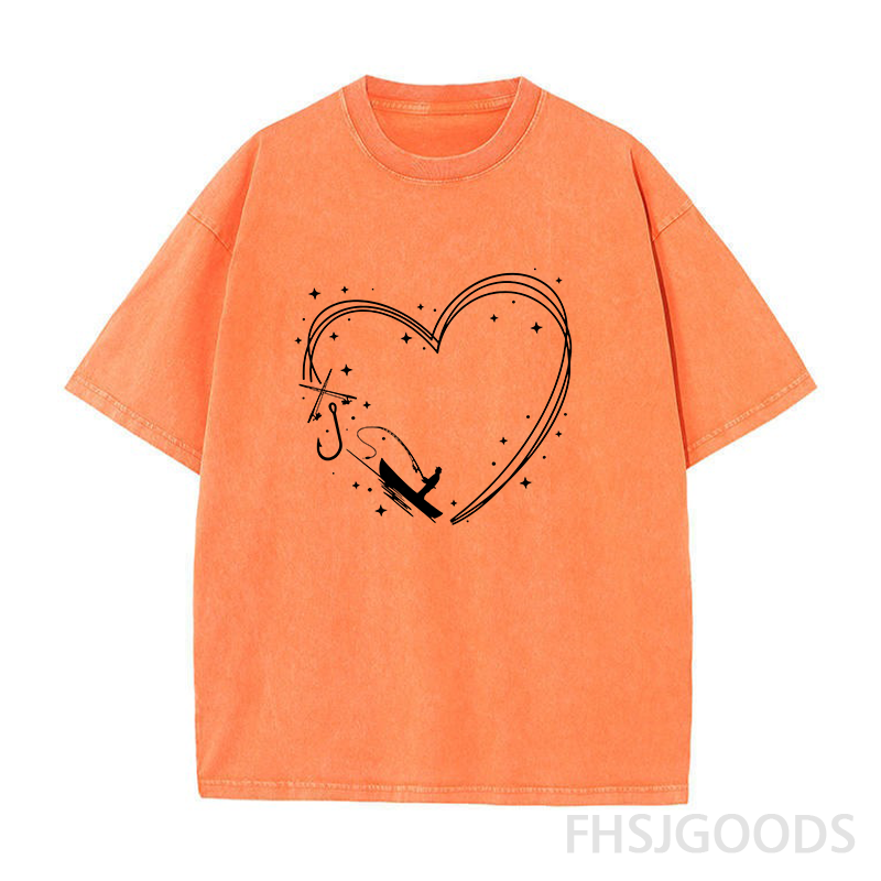 Love Fishing Unisex Distressed T-Shirt