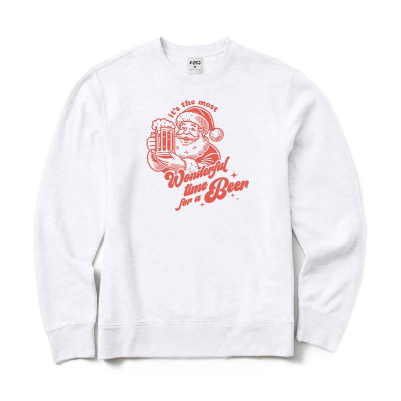 Christmas Beer Crewneck Sweatshirt