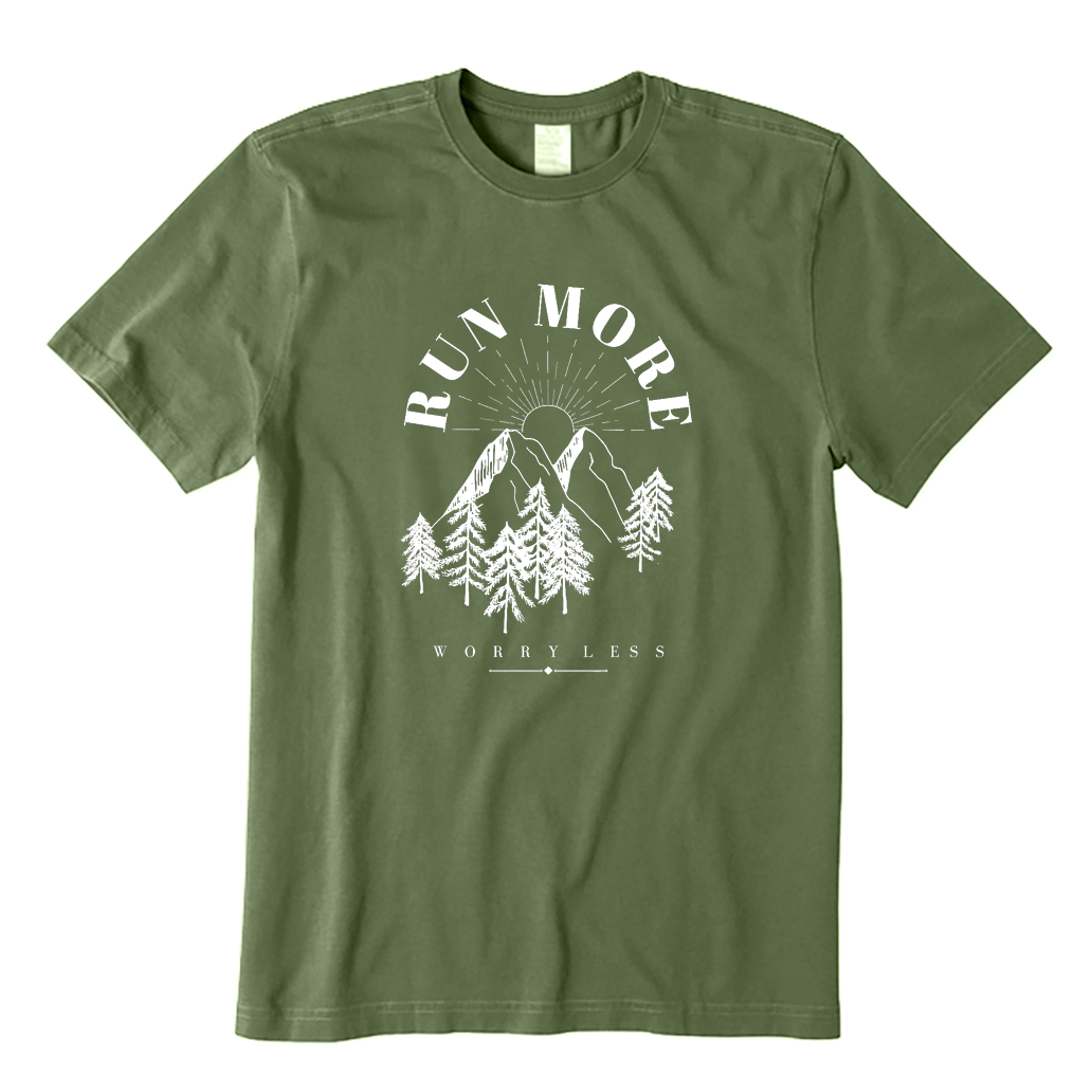 Run More Worry Less T-shirt