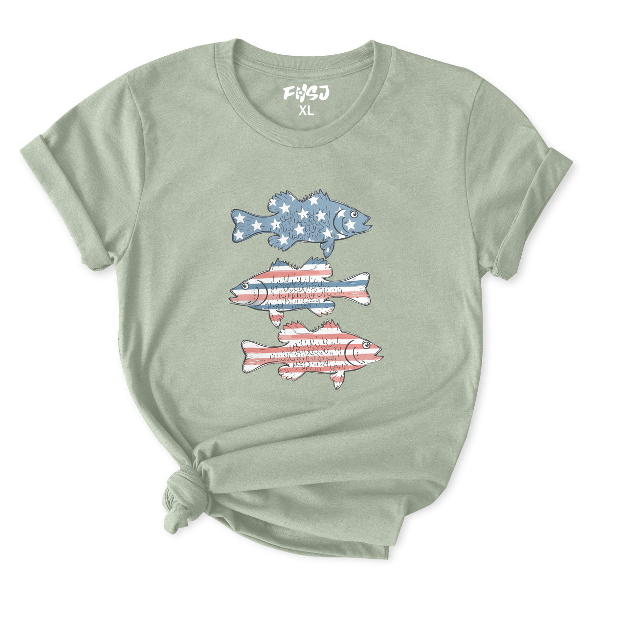 Red White and Bass T-Shirt for Women