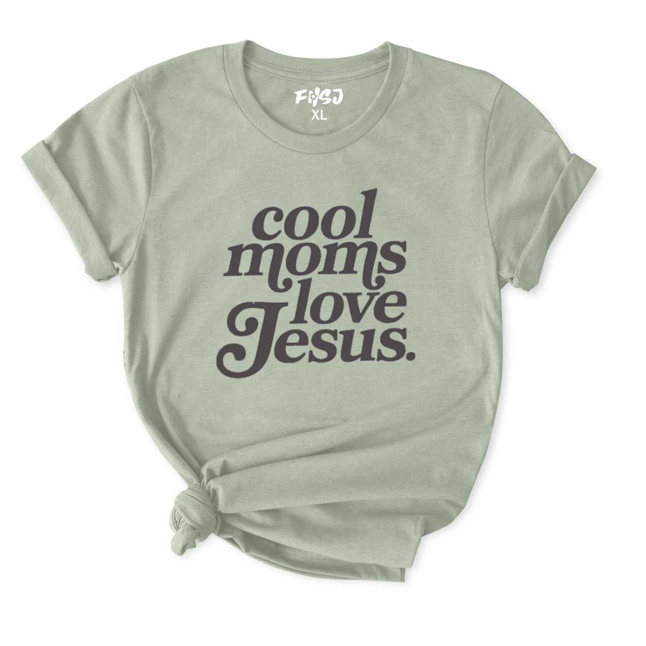 Cool Moms Love Jesus T-Shirt for Women