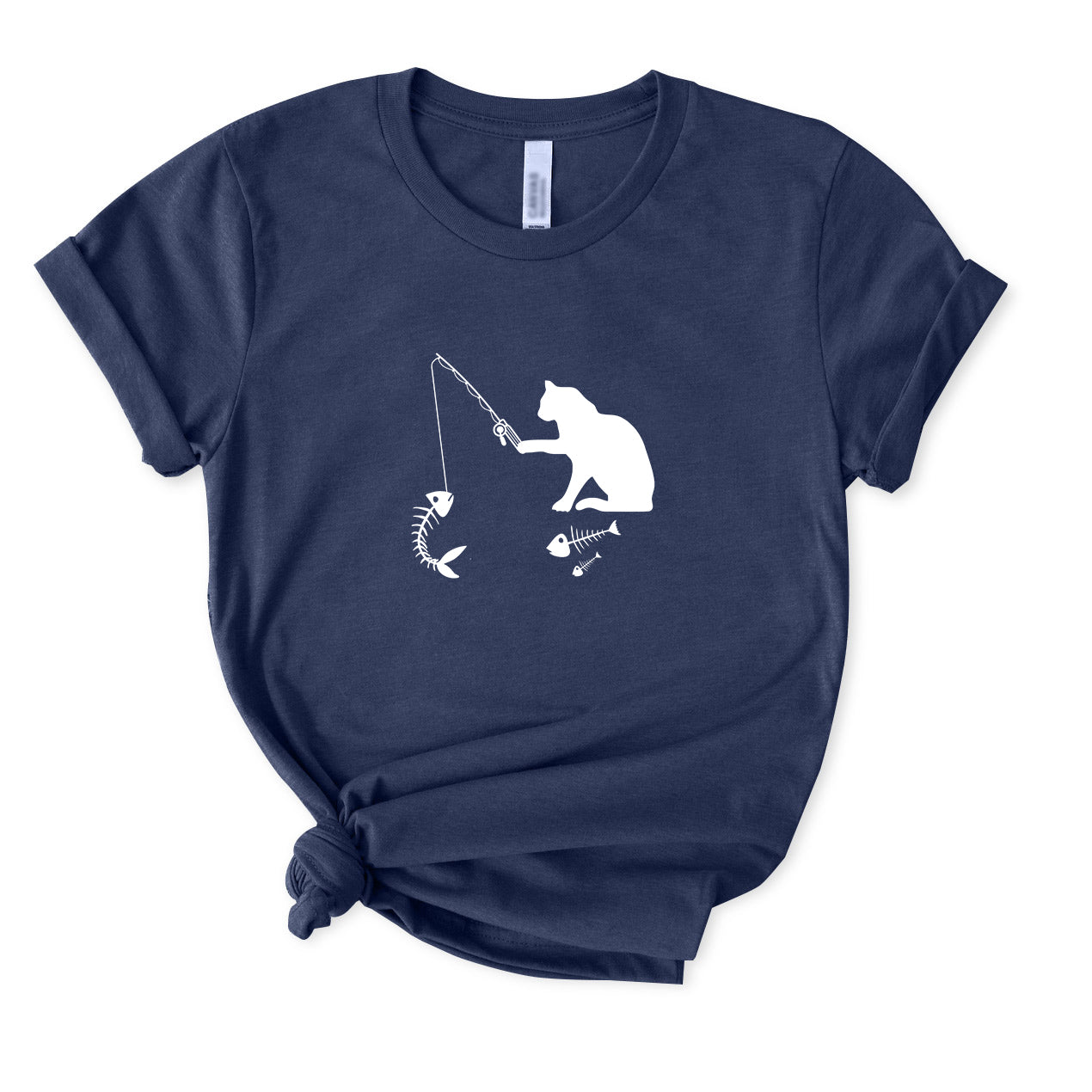 Cat Fishing T-Shirt for women
