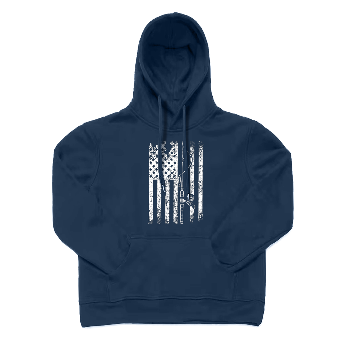 USA Fishing Flag  Hoodie