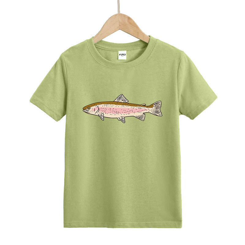 Trout Fishing Kids T-Shirt