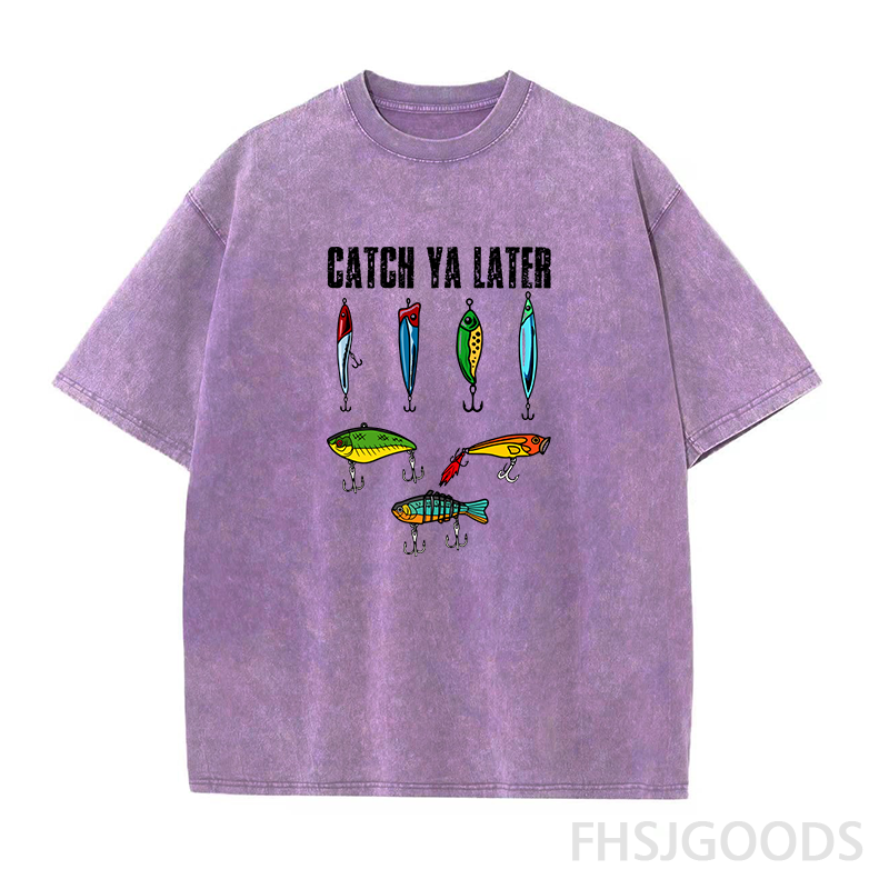 Fish Lover Unisex Distressed T-Shirt