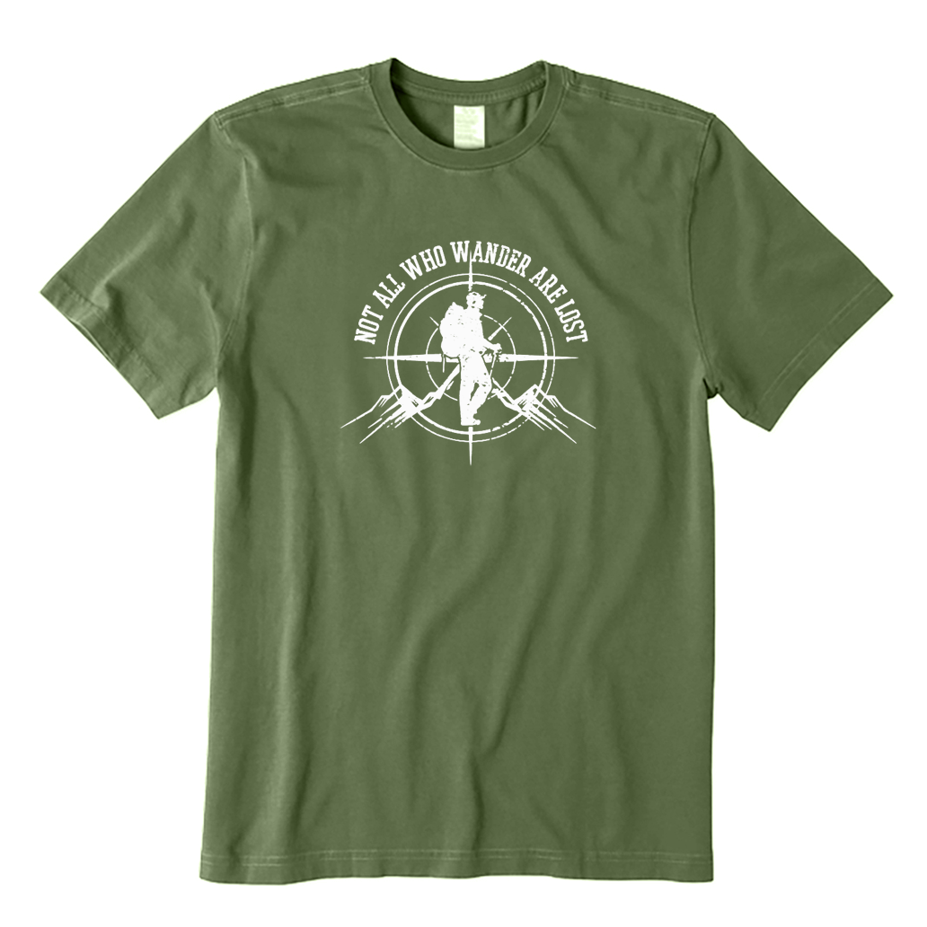 Not All Who Wander Are Lost Hiking T-shirt