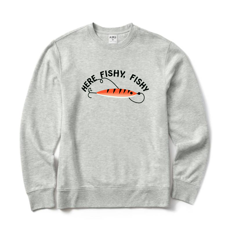 Here Fishy Fishy Crewneck Sweatshirt